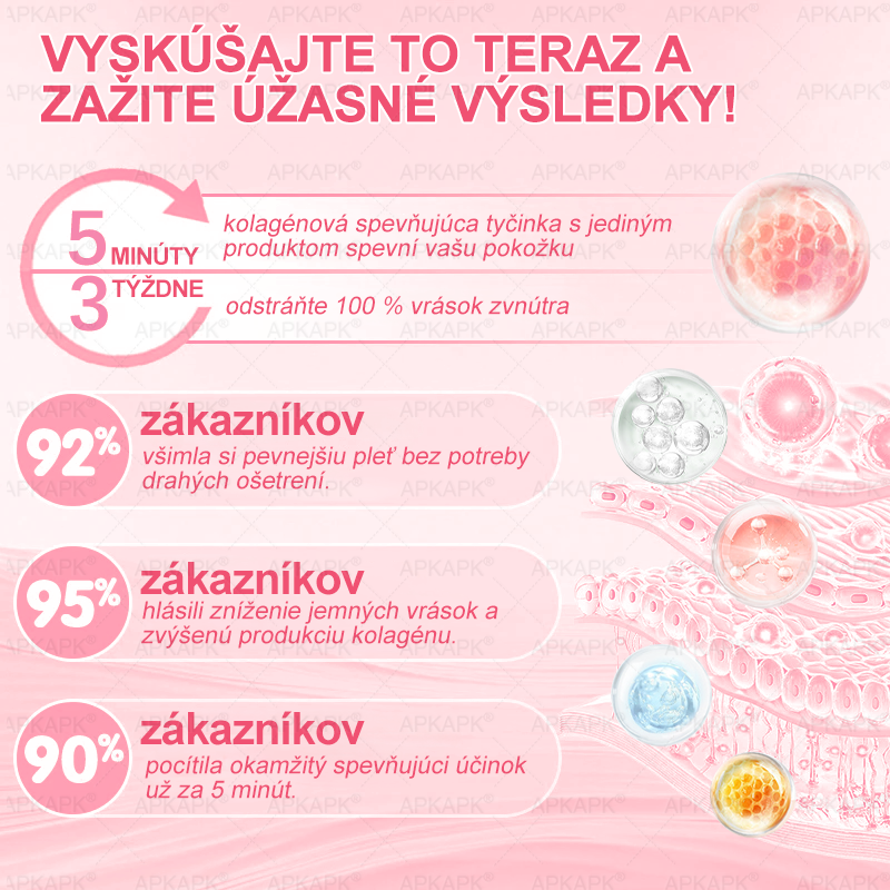 👨⚕️ Vyrobené a zaslané zo Slovenska ✨ APKAPK® 99% PDRN lososový DNA anti-aging ampulový roztok s 99% PDRN + včelí jed · 7x hlboká hydratácia | Rieši vrásky, suchosť, začervenanie, tmavé škvrny, purpuru a zápal — Viditeľné výsledky za 7 dní