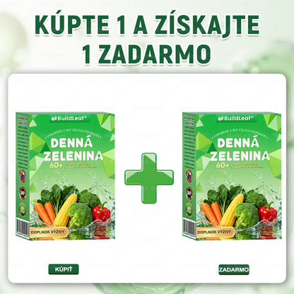 BuildLeaf® 60+ Ne-GMO rastlinné perorálne riešenie, vyrobené z organických celých potravín a superzeleniny pre celkovú pohodu.
