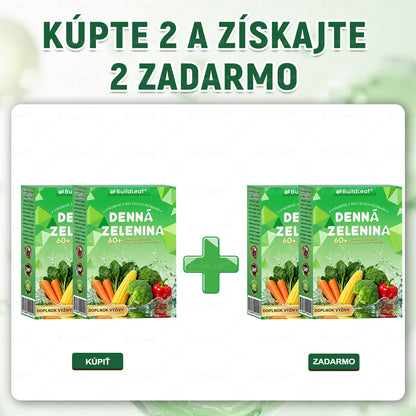 BuildLeaf® 60+ Ne-GMO rastlinné perorálne riešenie, vyrobené z organických celých potravín a superzeleniny pre celkovú pohodu.