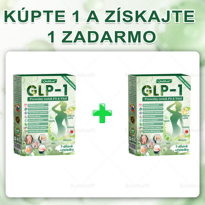 BuildLeaf® GLP-1 6-v-1 Health Solution Perorálna tekutina (Len raz denne, viditeľné zmeny už za 7 dní) Pre obezitu, kardiovaskulárne ochorenia, cukrovku, spánkové apnoe, zdravie čriev, problémy s kĺbmi a ďalšie